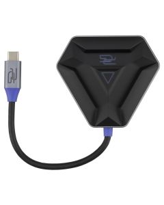 Type-C хаб Proove Gaming Spectre (2USB3.0+Type-C+PD100W+HDMI) Сірий (Grey)