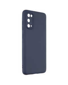 Чехол-накладка для Samsung S20 Soft Case Синий (Темно-синий)