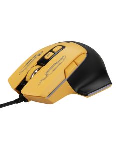 Миша бездротова Hoco GM31 Overlord luminous Чорна (Black Yellow)