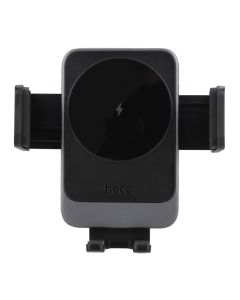 Автодержатель Hoco HW13 15W с беспроводной зарядкой Серый (Grey)