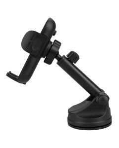 Автодержатель Hoco HW5 15W с беспроводной зарядкой Черный (Black)