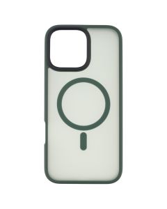 Чохол-накладка для iPhone 16 Pro Max WAVE Matte Insane MagSafe Зелена (темно-зеленая)