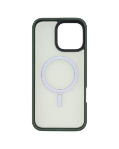 Чохол-накладка для iPhone 16 Pro Max WAVE Matte Insane MagSafe Зелена (темно-зеленая)