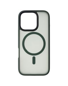 Чехол накладка для iPhone 16 Pro WAVE Matte Insane MagSafe Зелёный (Green)