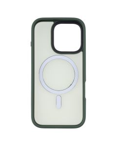 Чехол накладка для iPhone 16 Pro WAVE Matte Insane MagSafe Зелёный (Green)