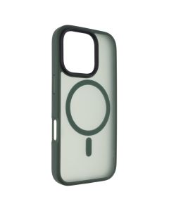 Чехол накладка для iPhone 16 Pro WAVE Matte Insane MagSafe Зелёный (Green)