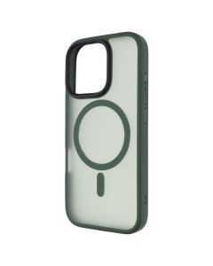 Чехол накладка для iPhone 16 Pro WAVE Matte Insane MagSafe Зелёный (Green)