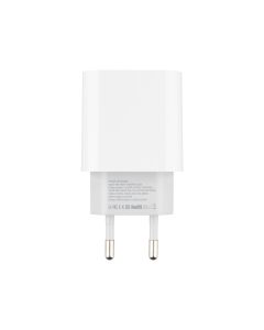 Зарядний пристрій Gelius Merge GP-HC060 Gan (1 USB + 1 USB-C) 35W QC/PD/PPS Білий (White)