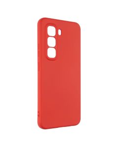 Чехол накладка для Infinix Hot 50 Pro Soft Case Красный (Red)