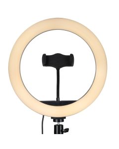 Кільцева світлодіодна лампа RGB LED MJ-26 Чорна (Black)