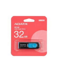 USB Флеш ADATA UV128 (USB 3.2) 32Gb Чорна (Black)