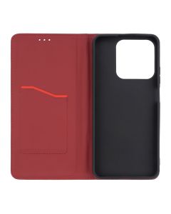 Чехол-кейс для Realme C61 4g/C63 4g Leather Fold Красный (Темно-красный)