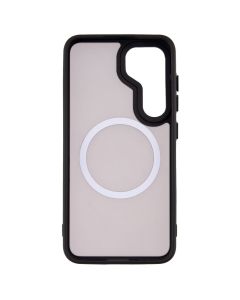 Чохол накладка для Samsung S24 WAVE Matte Insane MagSafe Чорна (Black)