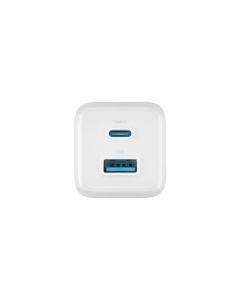 Зарядное устройство Proove Pure GaN Plus 30W (1USB + 1 USB-C) Белый (White)