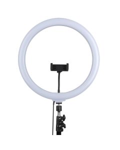 Кільцева світлодіодна лампа RGB Crystal RD-36 Чорна (Black)