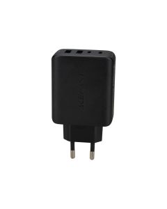 Зарядний пристрій Acefast A61 QC PD45W (2USB + 2USB-C) Чорний (Black)