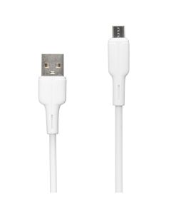 USB кабель Ridea RC-CO10 CommonPro Micro-USB 3A Білий (White)