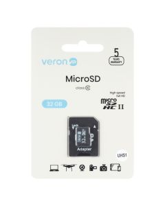 Карта пам'яті MicroSD Veron 32 Gb Class 10 UHS-1 + адаптер