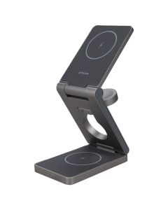 Зарядний пристрій бездротовий Proove Titan Volt 3in1 Сірий (Grey)