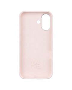 Чохол-накладка для iPhone 16 Silicone MakeFuture Рожева (Chalk Pink)
