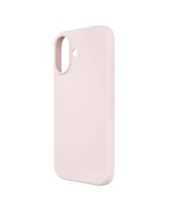 Чохол-накладка для iPhone 16 Silicone MakeFuture Рожева (Chalk Pink)