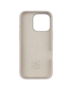 Чехол накладка для iPhone 16 Pro Silicone MakeFuture Серый (Титан)