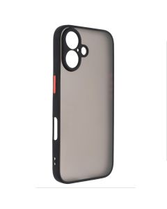 Чехол-накладка для iPhone 16 Frame MakeFuture Черный (Black)