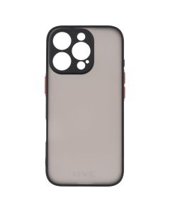 Чехол накладка для iPhone 16 Pro Frame MakeFuture Черный (Black)