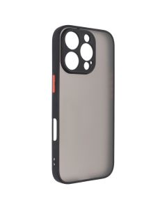 Чехол накладка для iPhone 16 Pro Frame MakeFuture Черный (Black)