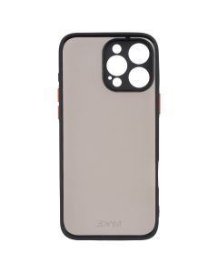 Чехол накладка для iPhone 16 Pro Max Frame MakeFuture Черный (Black)