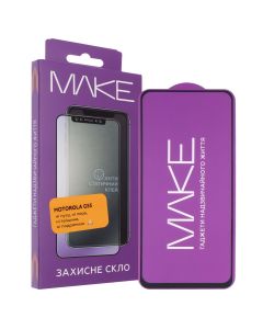 Захисне скло для Motorola G55 MakeFuture Чорне (Black)