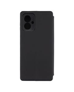 Чехол-кейс для Motorola G55 MakeFuture Flip Черный (Black)
