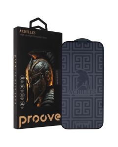 Защитное стекло для iPhone 15 Pro Proove ACHILLES Черное (Black)