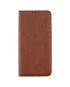 Чехол кейс для Xiaomi Redmi Note 13 Pro DM Book Case Leather Коричневий (темно-коричневый)