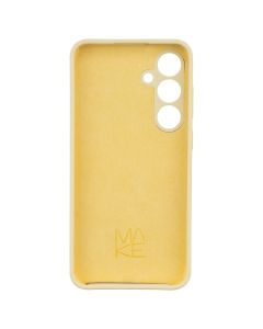 Чохол накладка для Samsung S24 Plus Silicone MakeFuture Жовта (Yellow)
