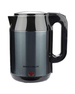 Електрочайник Grunhelm EKS-1923G Срібний Чорний (Silver Black)