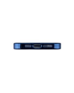 Чохол-накладка для iPhone 14 Pro Max WAVE Metal Matte Case с магнітним кільцем MagSafe Синій (Midnight Blue)