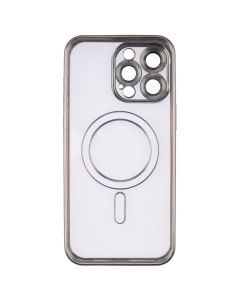Чохол накладка для iPhone 15 Pro Max WAVE Metal Matte Case with Magnetic Ring Сіра (Natural Titanium)