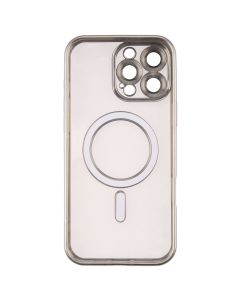 Чехол-накладка для iPhone 16 Pro Max WAVE Metal Matte Case с магнитным кольцом серого цвета (Desert Titanium)