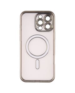 Чохол накладка для iPhone 16 Pro Max WAVE Metal Matte Case with Magnetic Ring Сіра (Natural Titanium)