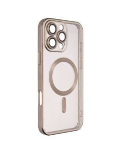 Чохол накладка для iPhone 16 Pro Max WAVE Metal Matte Case with Magnetic Ring Сіра (Natural Titanium)