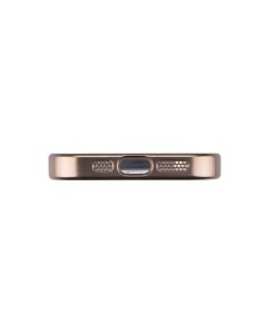 Чехол-накладка для iPhone 16 Pro WAVE Metal Matte Case с магнитным кольцом серого цвета (Desert Titanium)