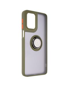 Чехол-накладка для Motorola G55 Mate Ring Зеленого цвета (Green)