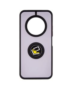 Чохол накладка для TECNO Spark 30C Mate Ring Чорна (Black-Red)