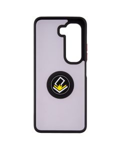 Чохол накладка для Infinix Hot 50 Mate Ring Чорна (Black Red)