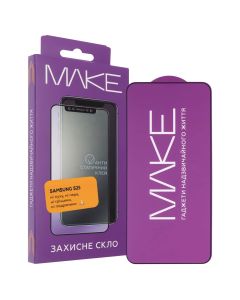 Захисне скло для Samsung S25 MakeFuture 3D Чорне (Black)