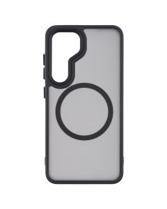 Чохол накладка для Samsung S25 WAVE Matte Insane MagSafe Чорна (Black)