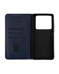 Чохол кейс для Infinix Note 40 DM Book Case Leather Синій (Blue)