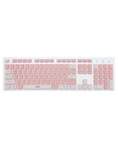 Беспроводная клавиатура XO KB-05 + мышь Розовая (Pink)
