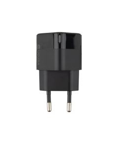 Зарядний пристрій Veron TC-028 (1 USB + 1 USB-C) PD/QC 20W Чорний (Black)